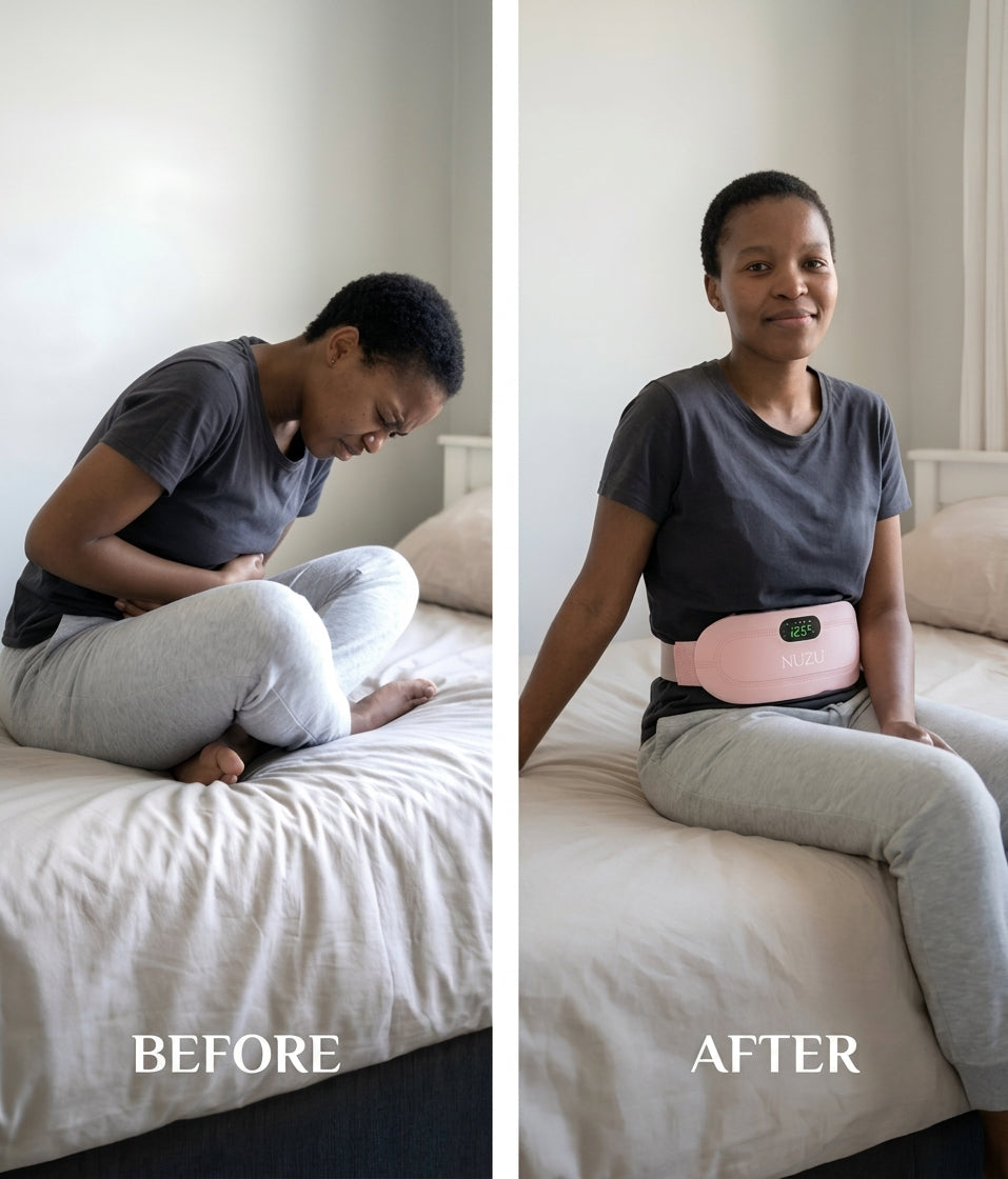 Wrap-Around Heating Pad — Instant Cramp & Back Pain Relief